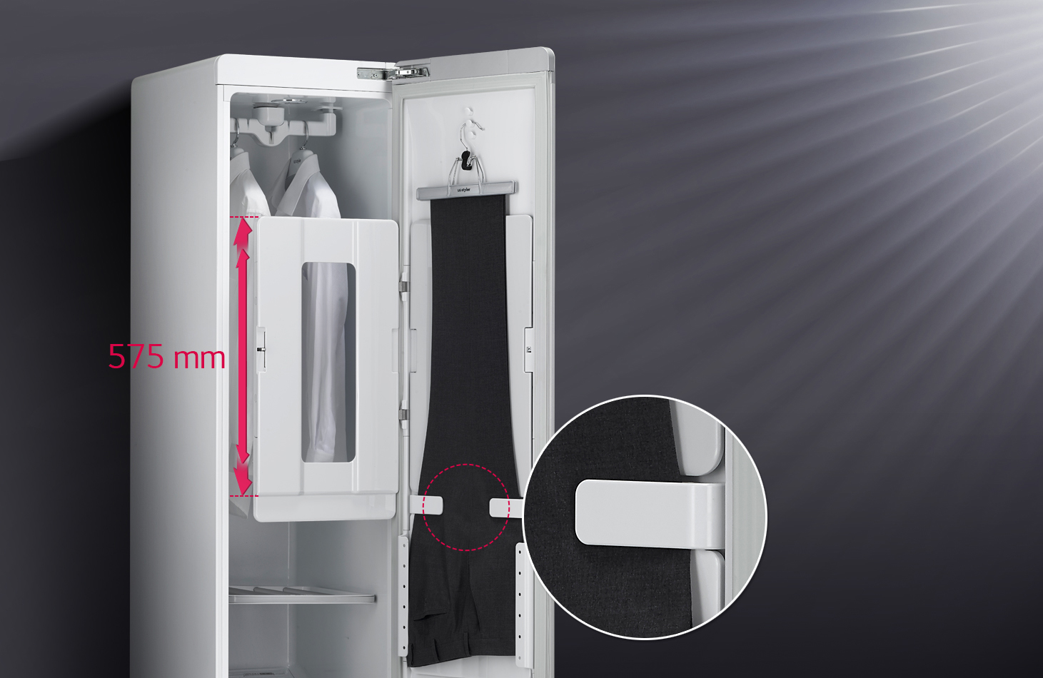 Máy giặt hấp sấy LG Styler TROMM S3BF